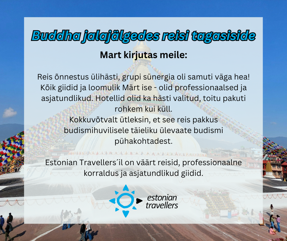 Buddha jalajälgedes tagasiside